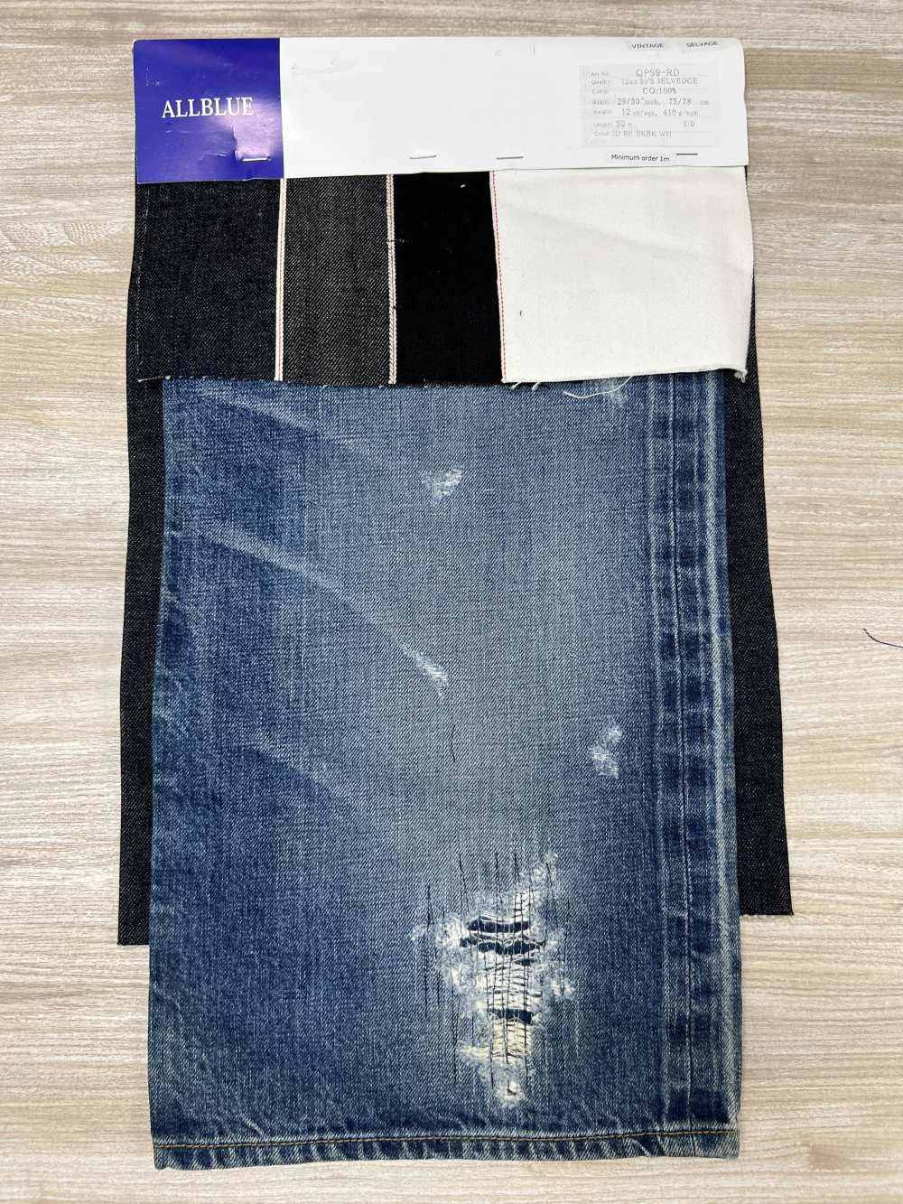 QPS9-RD سيلفدج 12 Oz 50's[نسيج / قماش] ALLBLUE
