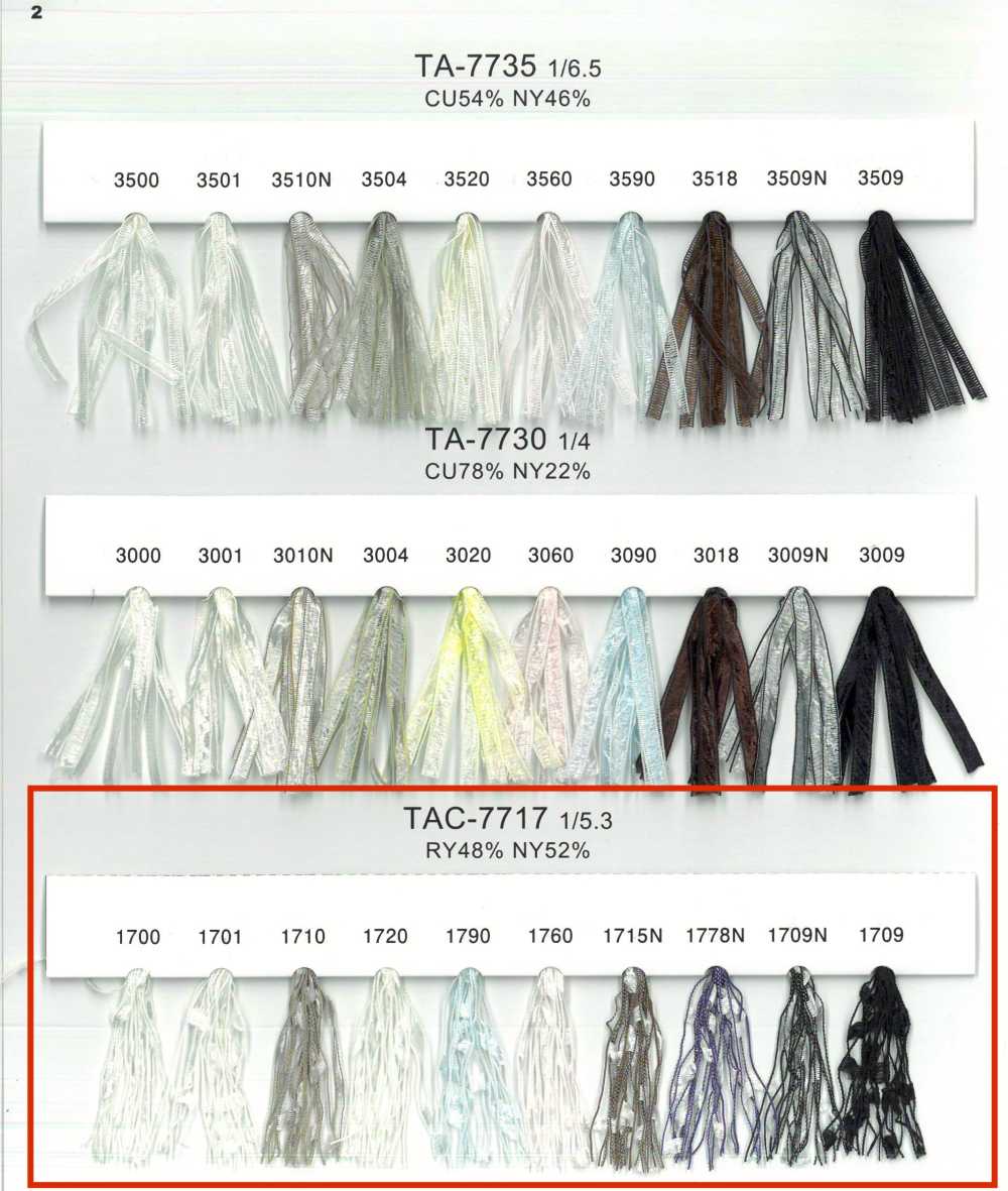 TAC-7717 غزل فاخر، غزل شريطي[الأشرطة، والأشرطة القماشية، والحبال] UNITED RIBBONS