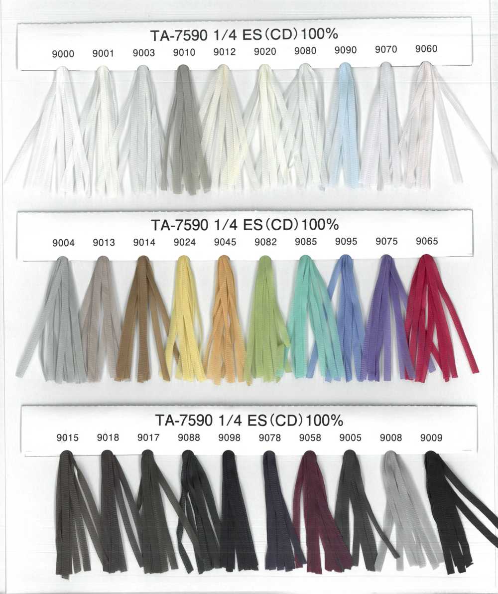 TA-7590-SAMPLE TA-7590 بطاقة عينة[بطاقة عينات] UNITED RIBBONS