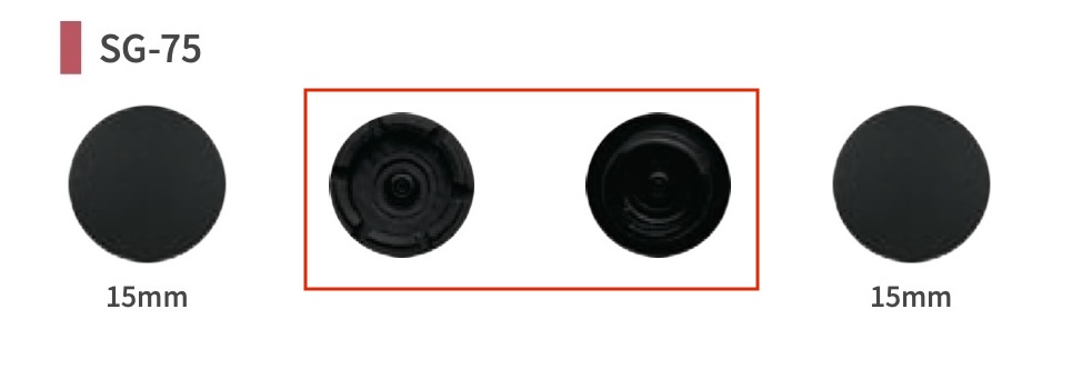 SG-75-B/C SUNGRIP SG75 نابض/دبوس[المثبتات الضاغطة والحلقات المعدنية] Kajitech
