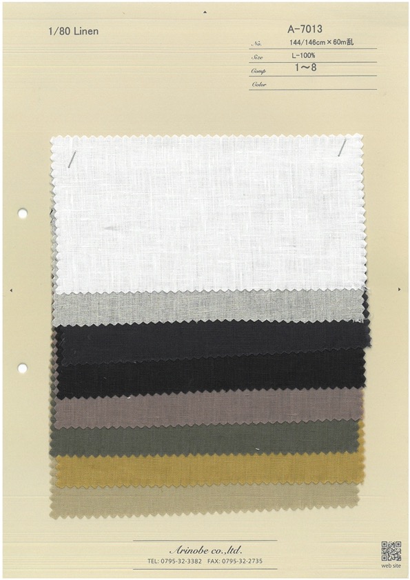 A-7013 1/80 كتان[نسيج / قماش] أرينوبي شوتن