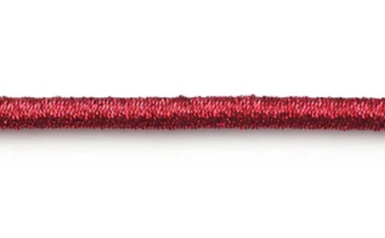 SBL250 حبل شريط مطاطي لاميه ناعم 2.5MM كوردون