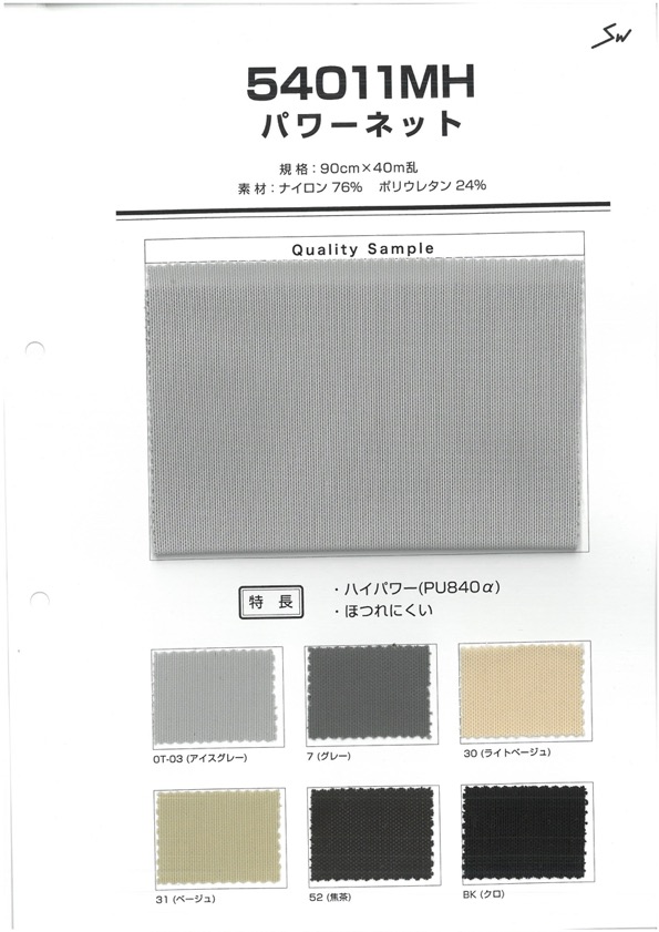 54011MH شبكة باور[Textile / Fabric] Sanwa Seni