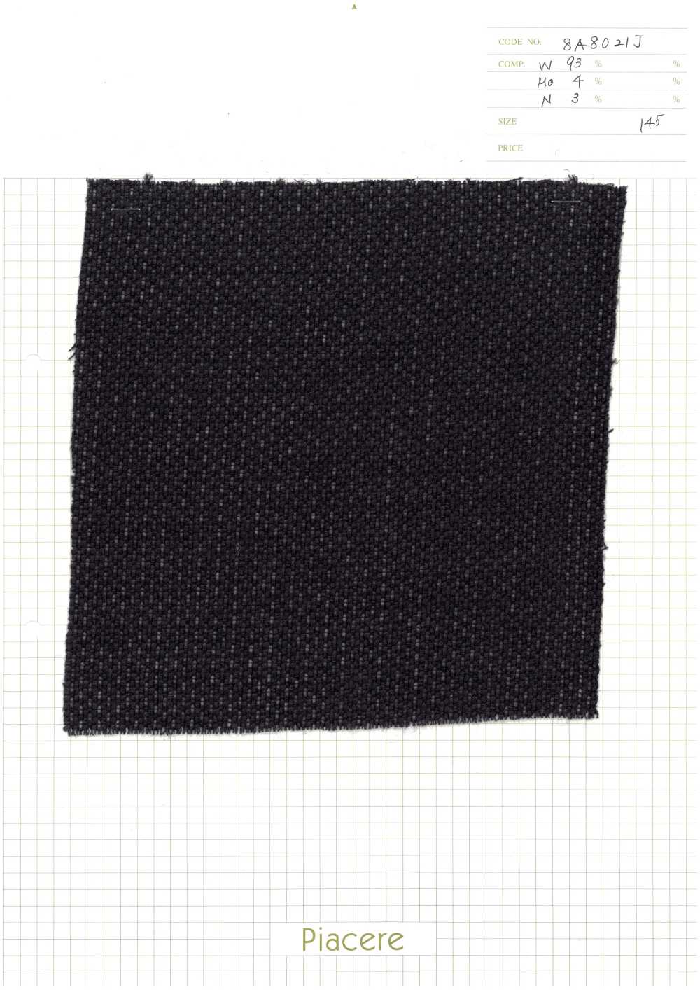 8A8021J نسيج لينو مزدوج[Textile / Fabric] Pia-cere