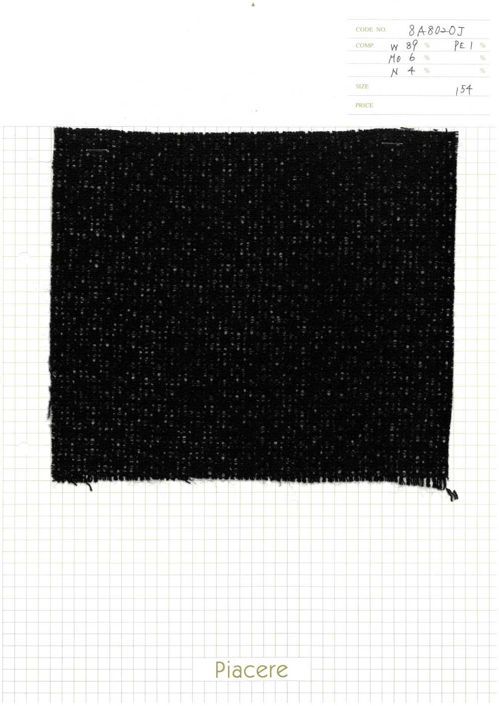 8A8020J لينو مزدوج[Textile / Fabric] Pia-cere