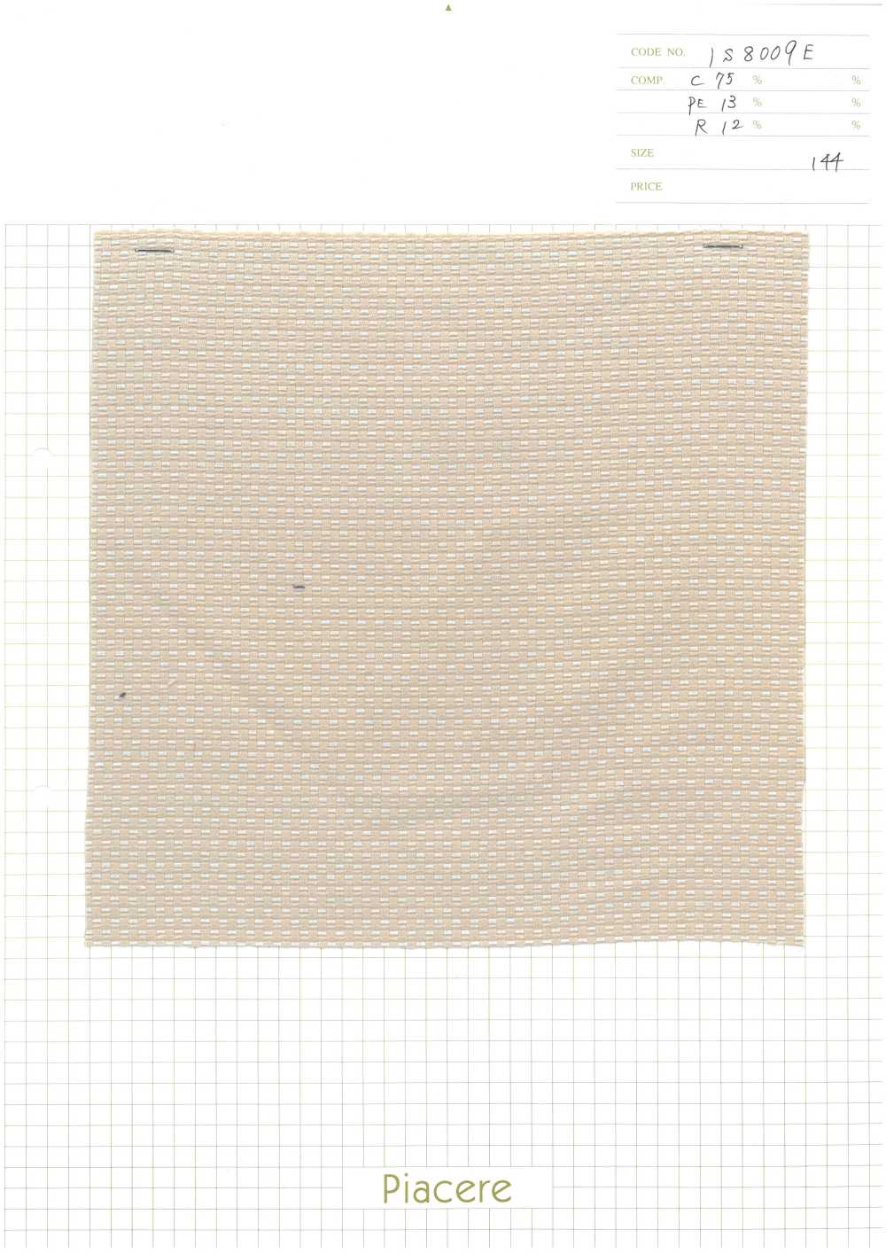 1S8009E رافيا ناناكو[Textile / Fabric] Pia-cere
