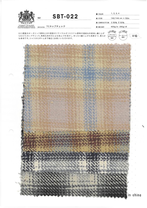 SBT-022 TC نيب كاروهات[نسيج / قماش] Kuwamura Textile