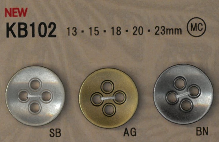KB102 زر معدني بطراز عتيق[أزرار] DAIYA BUTTON