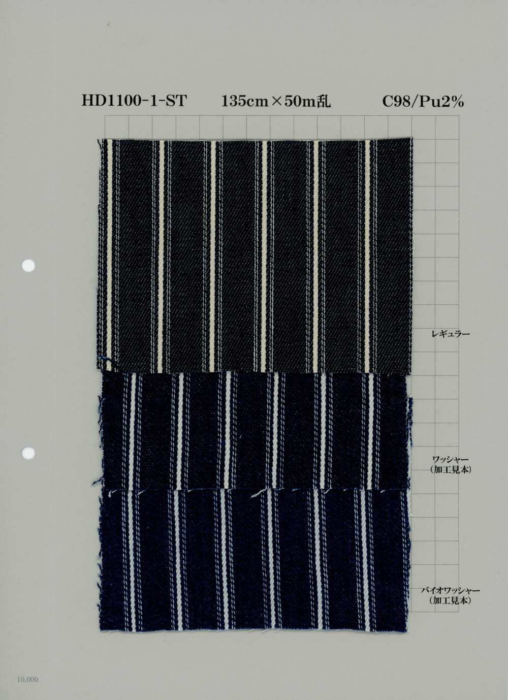 HD1100-1-ST دينم قطني 9 أونصات[نسيج / قماش] Yoshiwa Textile