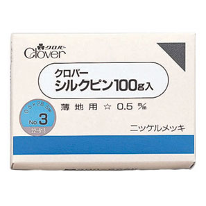 22613 دبابيس حريرية 100 غرام عبوة رقم 3[Craft Supplies] Clover