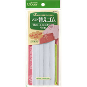 26052 شريط مطاطي بديل ناعم <16-Cord>[Craft Supplies] Clover