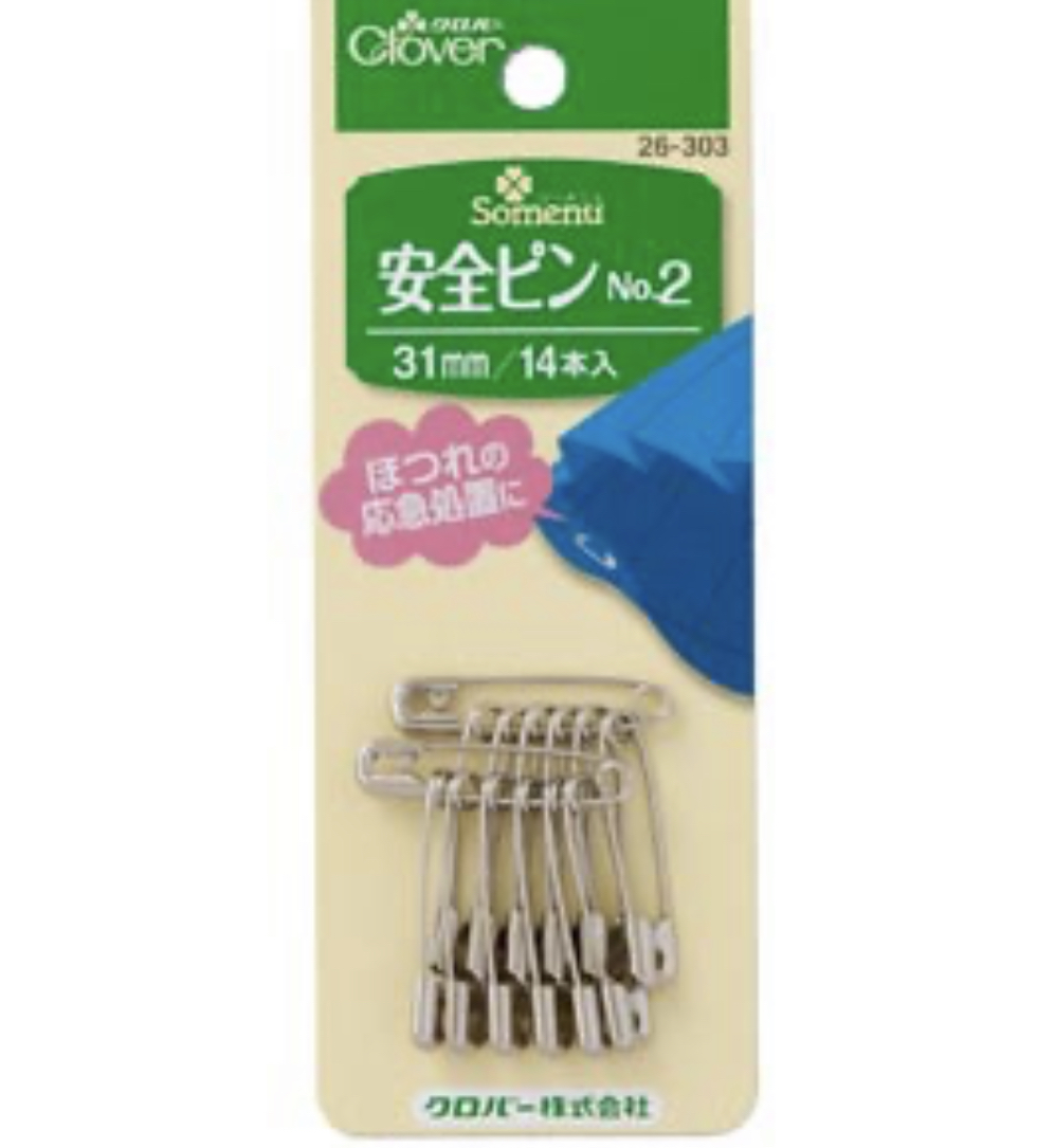 26303 دبوس أمان رقم 2[Craft Supplies] Clover