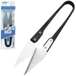 36397 مقص خيوط "فضي" (شفرة فضية) (10.5 Cm)[مستلزمات الحرف اليدوية] كلوفر