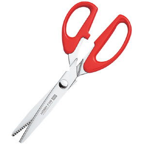 36629 Hobby مقص زجزاج 210 (22 Cm) <شفرة مسننة 3 Mm>[مستلزمات الحرف اليدوية] كلوفر
