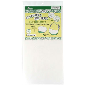 57356 مقوّي بولي للحقائب والقبعات 0.5 مم أبيض[Craft Supplies] Clover