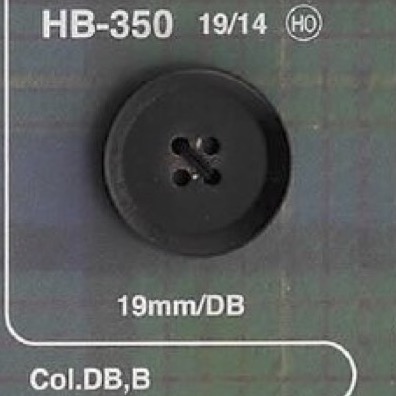 HB350 زر من قرن جاموس حقيقي بأربعة ثقوب[أزرار] IRIS