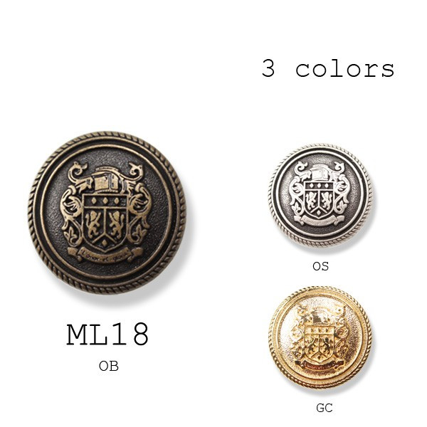 ML-18 زر معدني إيطالي[Buttons] UBIC SRL