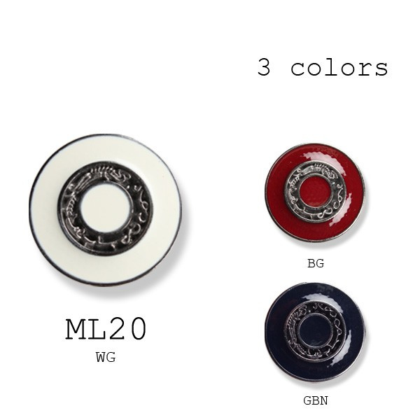 ML-20 زر معدني إيطالي مركب[أزرار] UBIC SRL