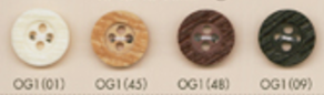 OG1 زر بلاستيكي غائر ذو 4 ثقوب[أزرار] DAIYA BUTTON