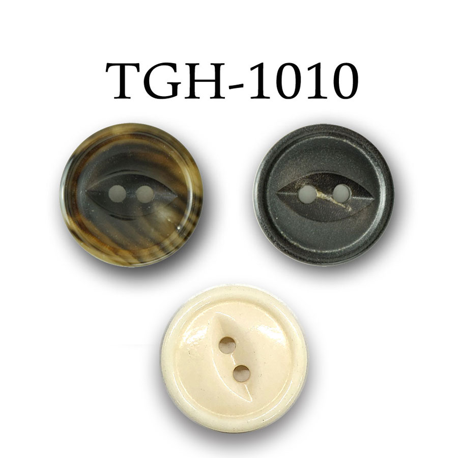 TGH1010 أزرار من قرن الجاموس الأصلي Okura Shoji