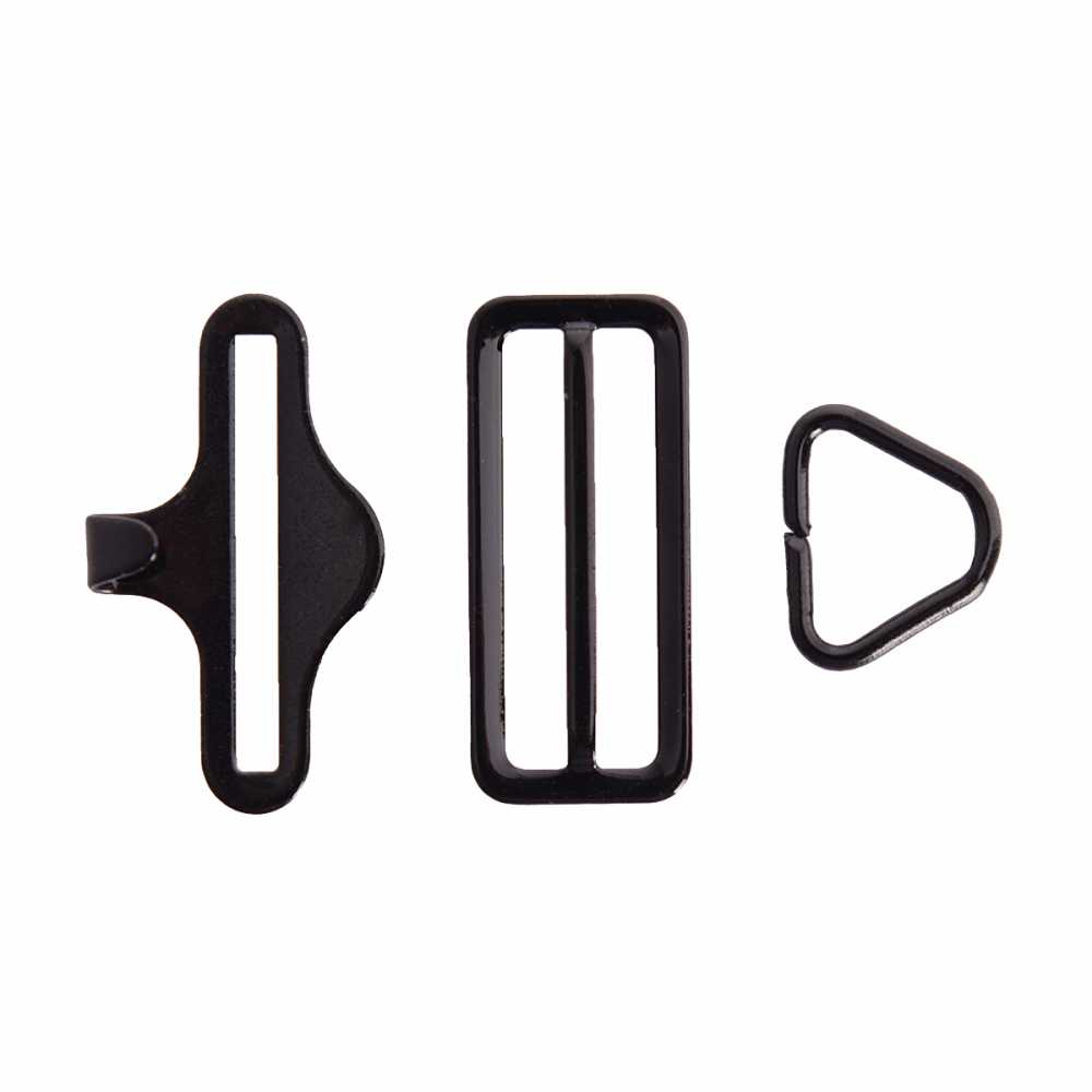 BF-PARTS طقم قطع معدنية من 3 قطع لربطة العنق[أبازيم وحلقات] Yamamoto(EXCY)