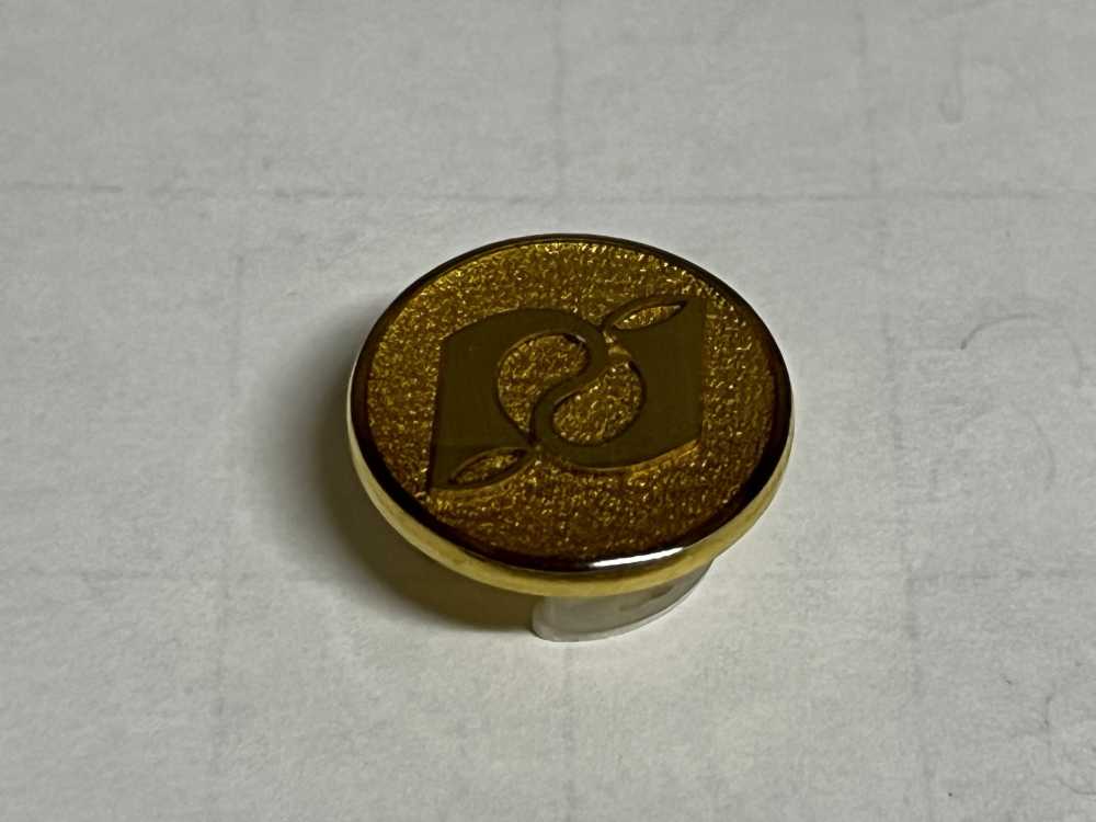 EX188 زر معدني ذهبي للبدلات والجاكيتات صنع في اليابان