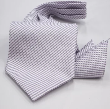 MS-400 طقم ربطة أسكوت معقودة يدويًا ومنديل جيب باللون البنفسجي[مستلزمات رسمية] Yamamoto(EXCY)
