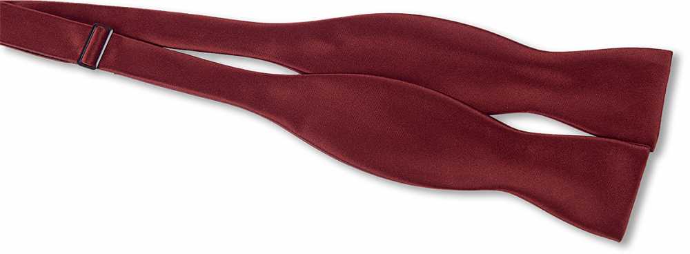 MT-510 ربطة عنق فراشة فاخرة بواجهة حريرية ومعقودة يدويًا، عنابي[مستلزمات رسمية] Yamamoto(EXCY)