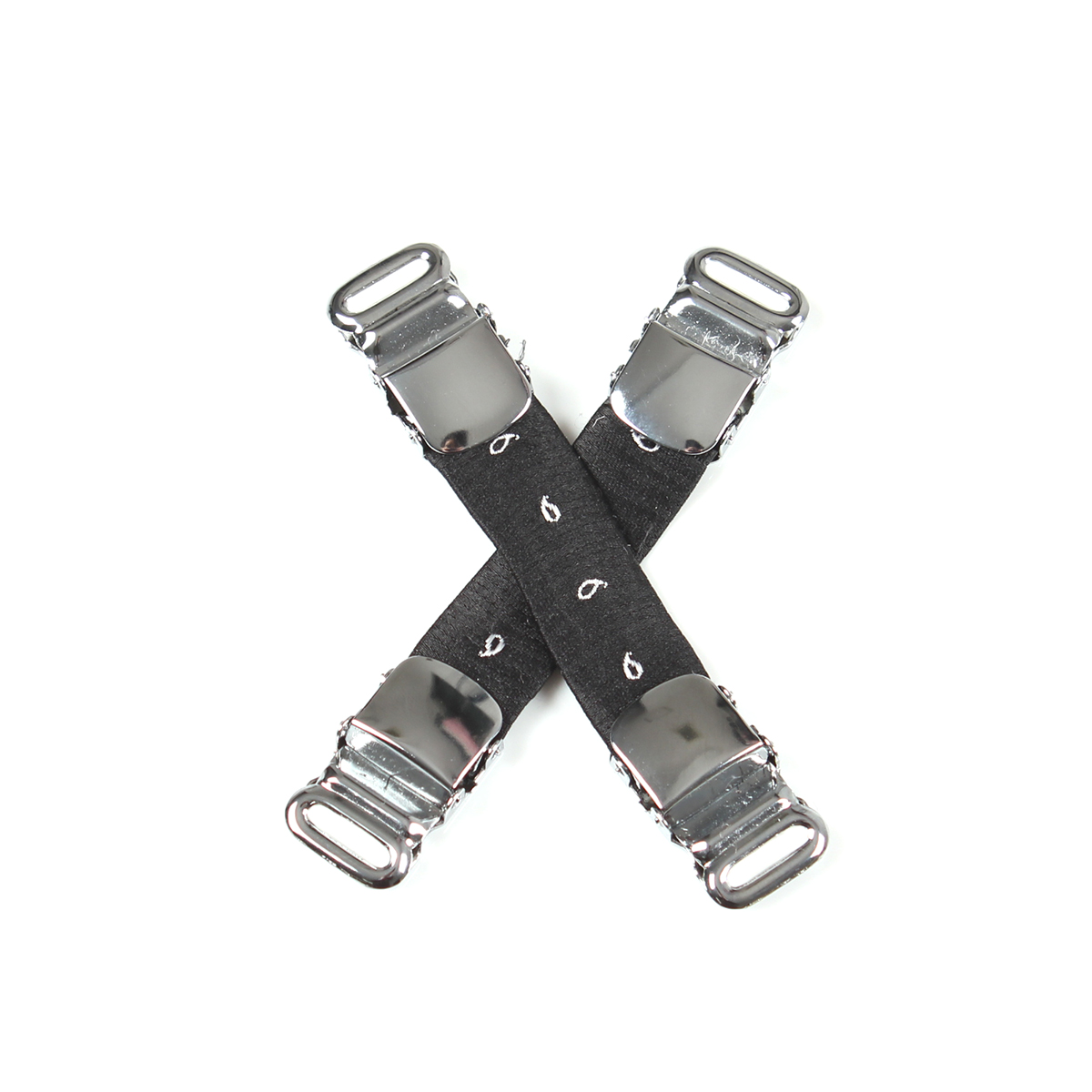 VAB-22 حزام قميص مصنوع من قماش VANNERS، بنقشة بايزلي منقطة، أسود[مستلزمات رسمية] Yamamoto(EXCY)