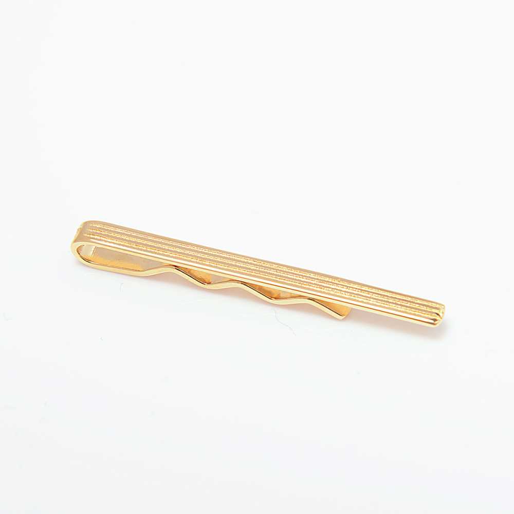 CO-T03-GD CODIS MAYA مشبك ربطة عنق مخطط ذهبي[مستلزمات رسمية] CODIS MAYA