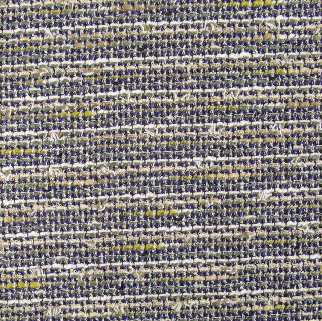 Z6351 LINTON Linton Tweed، قماش مصنوع في إنجلترا، بنفسجي أزرق × أخضر × أبيض LINTON