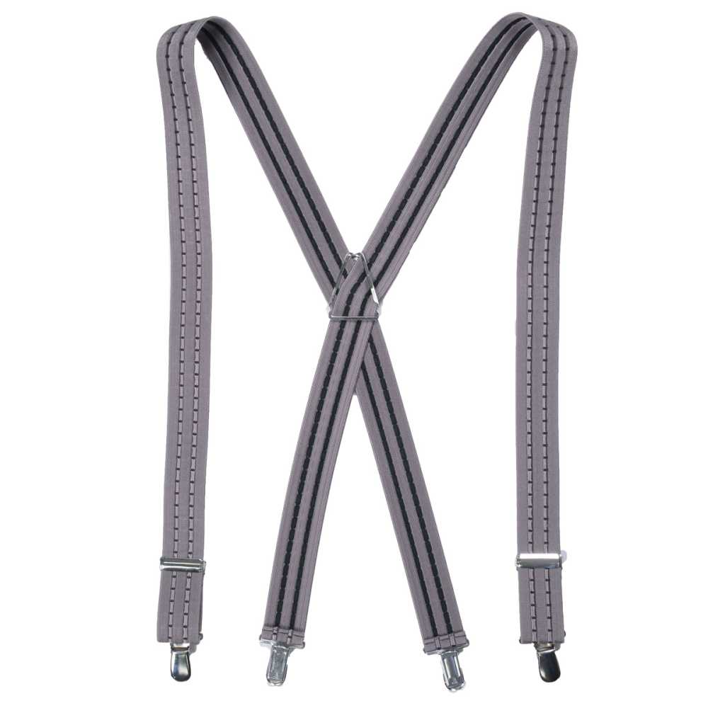 SR-2006 صنع في اليابان حمالات على شكل X بأربعة مشابك رمادي[مستلزمات رسمية] Yamamoto(EXCY)