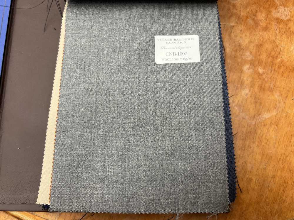 CNB1007 CANONICO Standard Super110's PERENNIAL رمادي فاتح سادة[قماش] CANONICO