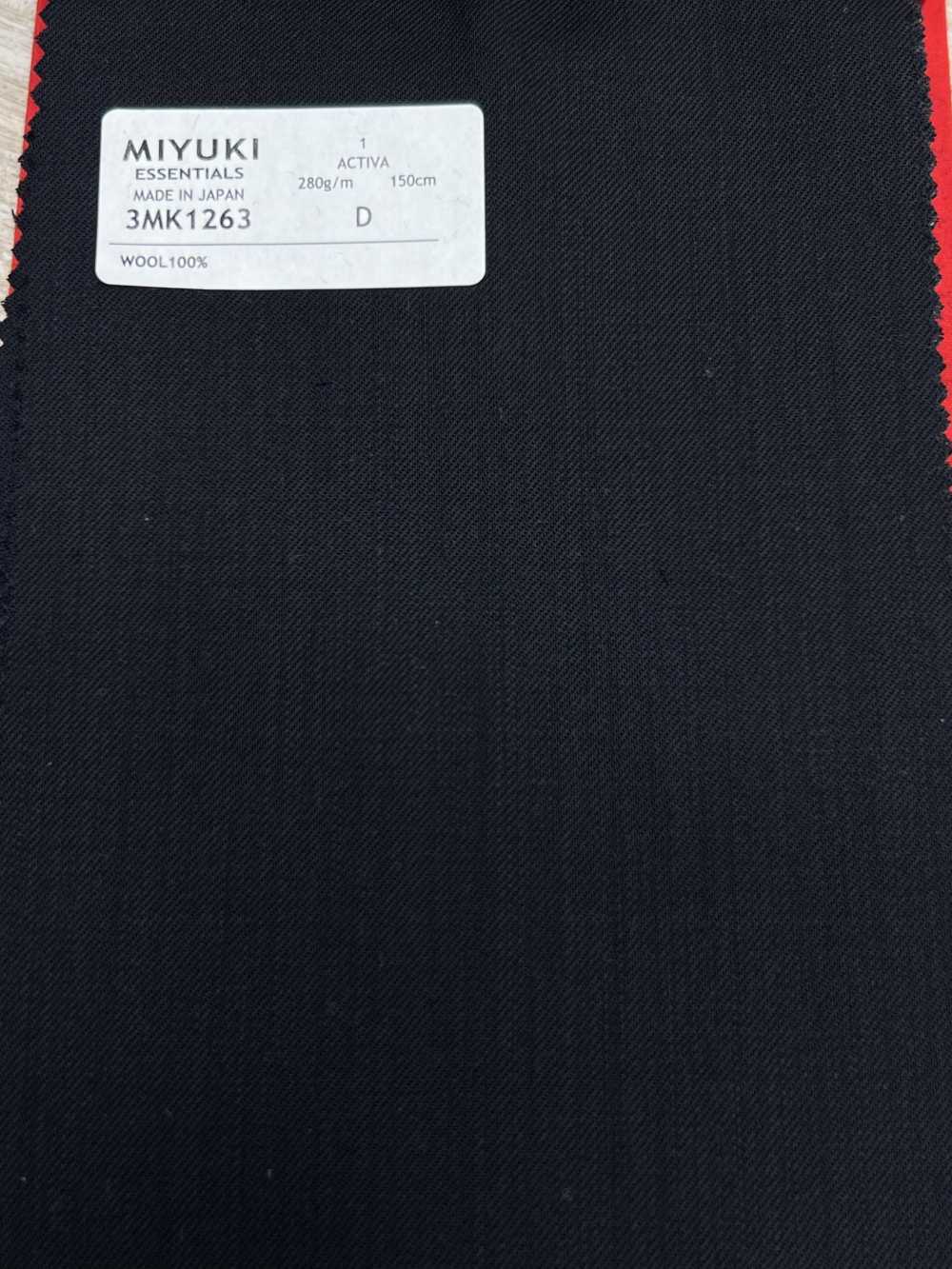 3MK1263 25AW ACTIVA تويل كحلي داكن[قماش] Miyuki Woolen Mills