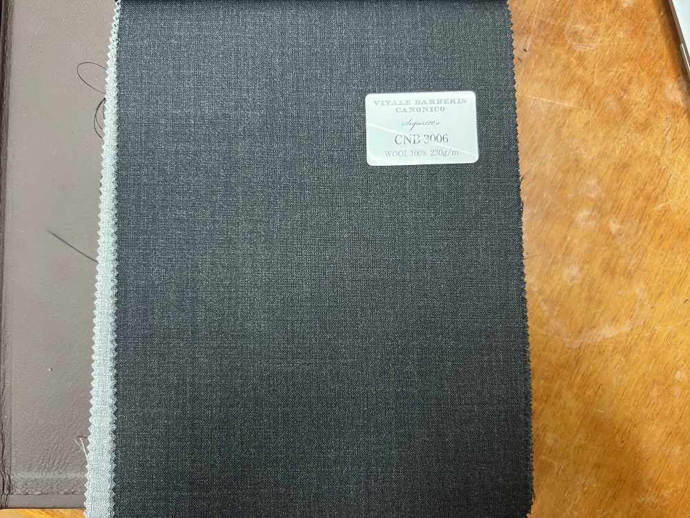CNB3006 CANONICO Standard Super120's رمادي غامق سادة[قماش] CANONICO