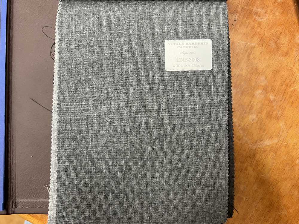 CNB3008 CANONICO ستاندرد سوبر 120's رمادي سادة[قماش] CANONICO