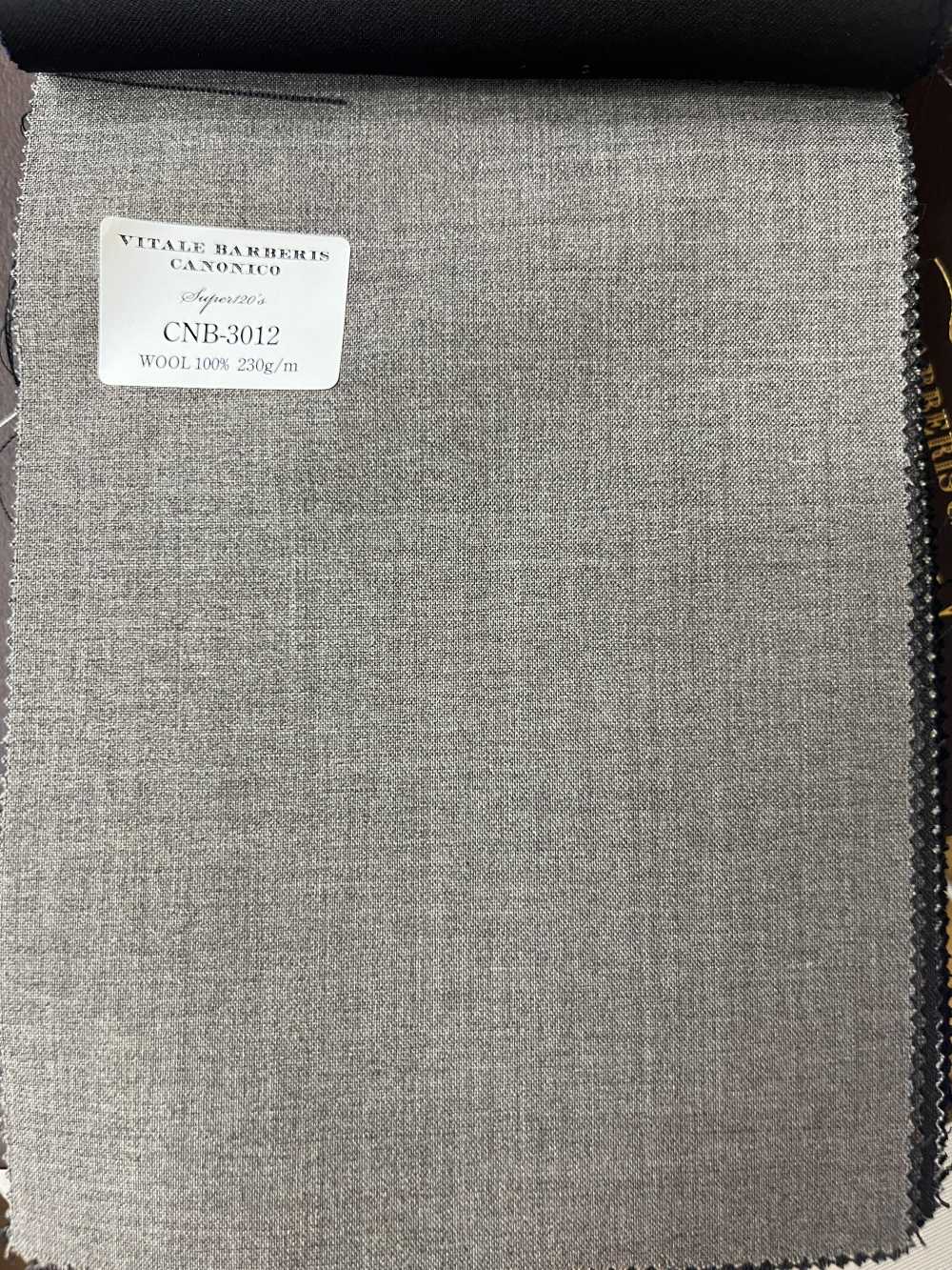 CNB3012 CANONICO ستابل سوبر 120's بني متوسط سادة[قماش] CANONICO