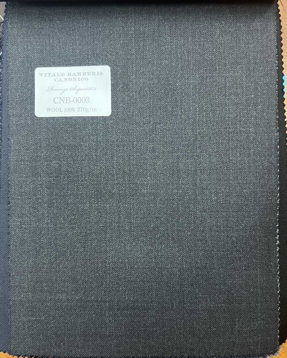 CNB0003 CANONICO Staple Super150's REVENGE رمادي داكن سادة[قماش] CANONICO