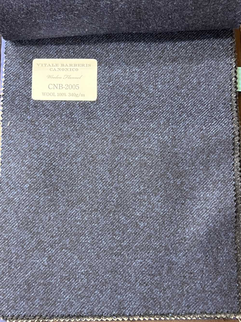 CNB2005 CANONICO فلانيل صوفي قياسي أزرق سادة[قماش] CANONICO