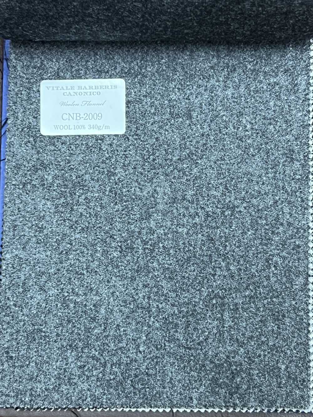 CNB2009 CANONICO فلانيل صوفي كلاسيكي رمادي سادة[قماش] CANONICO