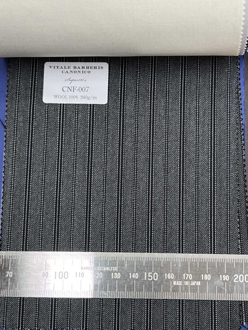 CNF007 قماش كوردروي رمادي للبنطلونات CANONICO Standard Super110's CANONICO