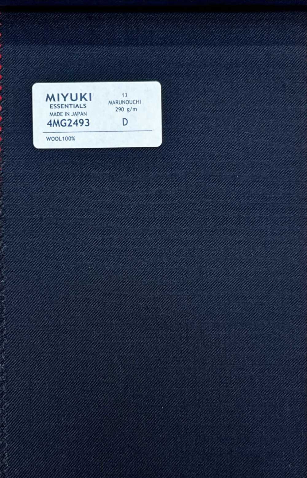 4MG2493 26AW MARUNOUCHI تويل أزرق كحلي[قماش] Miyuki Woolen Mills