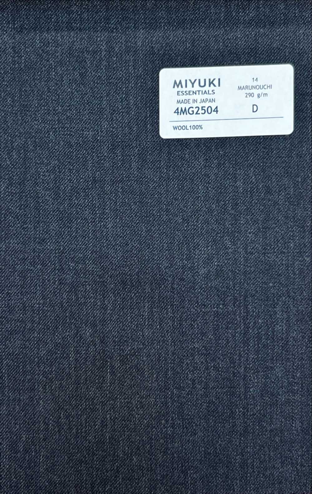 4MG2504 26AW MARUNOUCHI تويل رمادي فحمي[قماش] Miyuki Woolen Mills