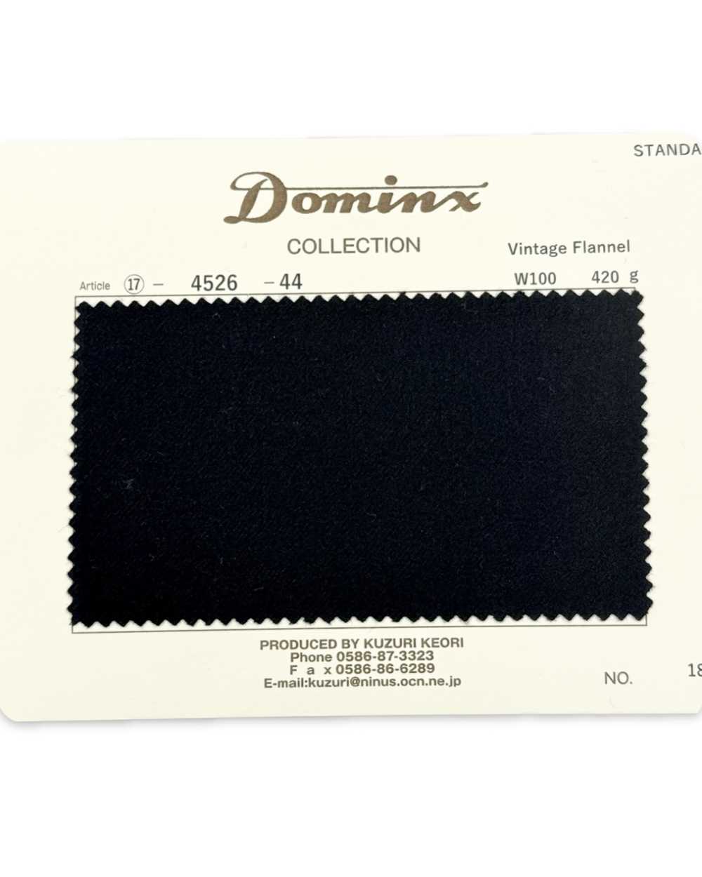 4526 فلانيل فينتاج DOMINX مجموعة قياسية[قماش] قماش كوزوري الصوفي (DOMINX)