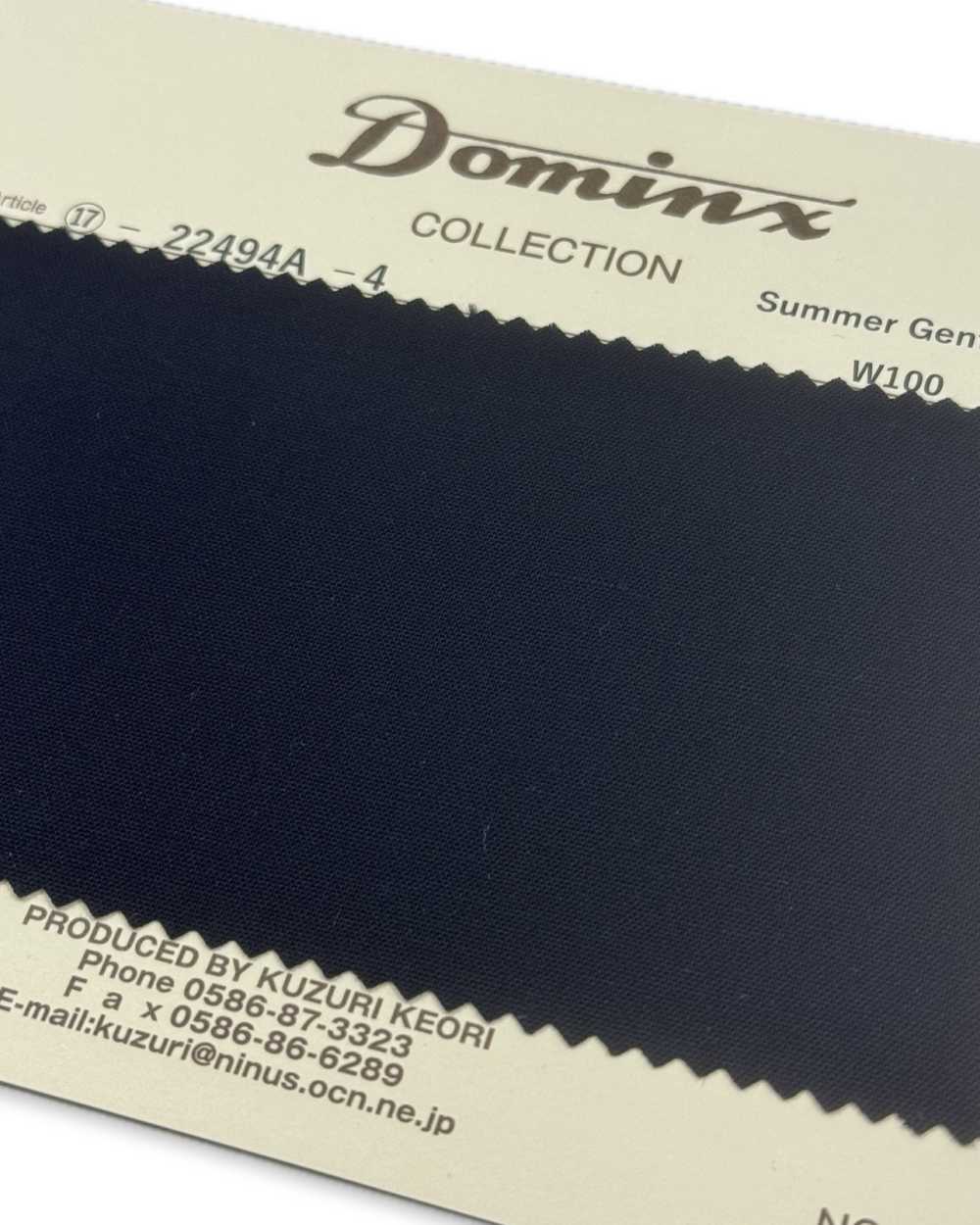 22494A قماش صيفي ناعم DOMINX مجموعة قياسية بكثافة عالية في السدى ومطاطية طبيعية، 5 ألوان قماش كوزوري الصوفي (DOMINX)