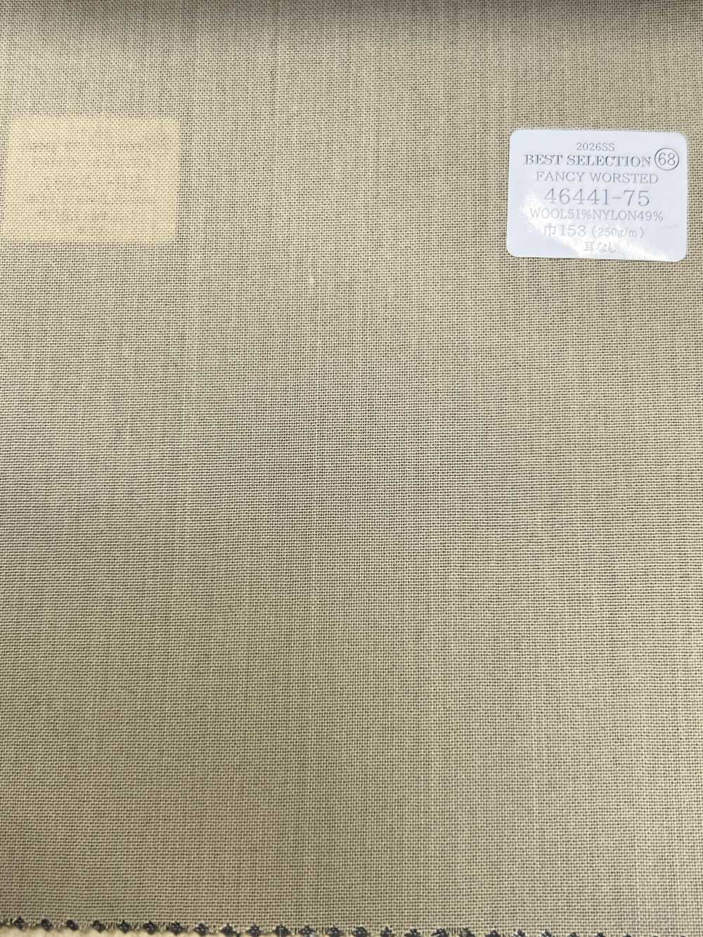 46441-75 26SS BEST SELECTION [FANCY WORSTED] فانتسي وورستد[قماش] Kunishima Co., Ltd.