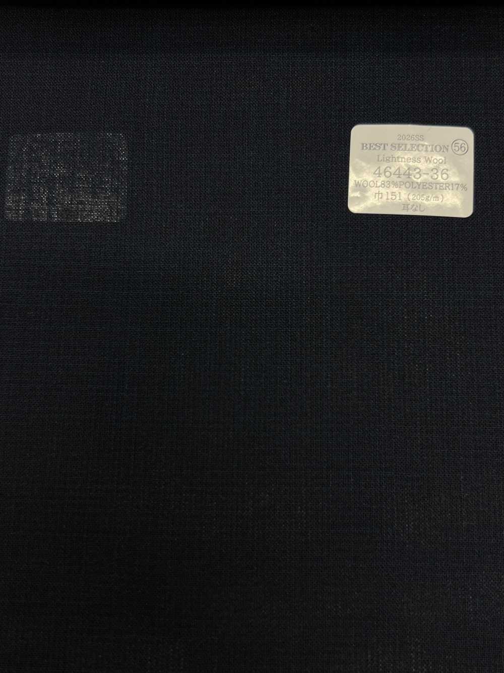 46443-36 26SS BEST SELECTION 【Lightness Wool】 Lightness Wool[قماش] Kunishima Co., Ltd.