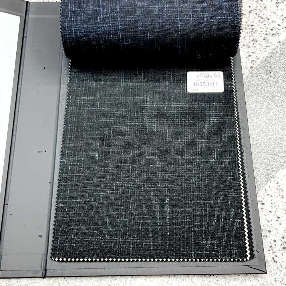 46553-91 25SSHERDREX [WOOL&LINEN] نسيج مختلط من الصوف والكتان باللون الأخضر[قماش] Kunishima Co., Ltd.