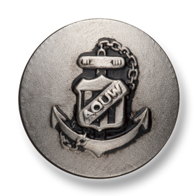 10A-S أزرار معدنية للبدلات والسترات، فضي Kogure Button Mfg. Co., Ltd.
