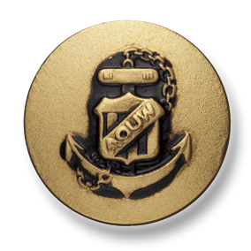 10B-G أزرار معدنية للبدلات والجاكيتات، ذهبي، صنع في اليابان Kogure Button Mfg. Co., Ltd.